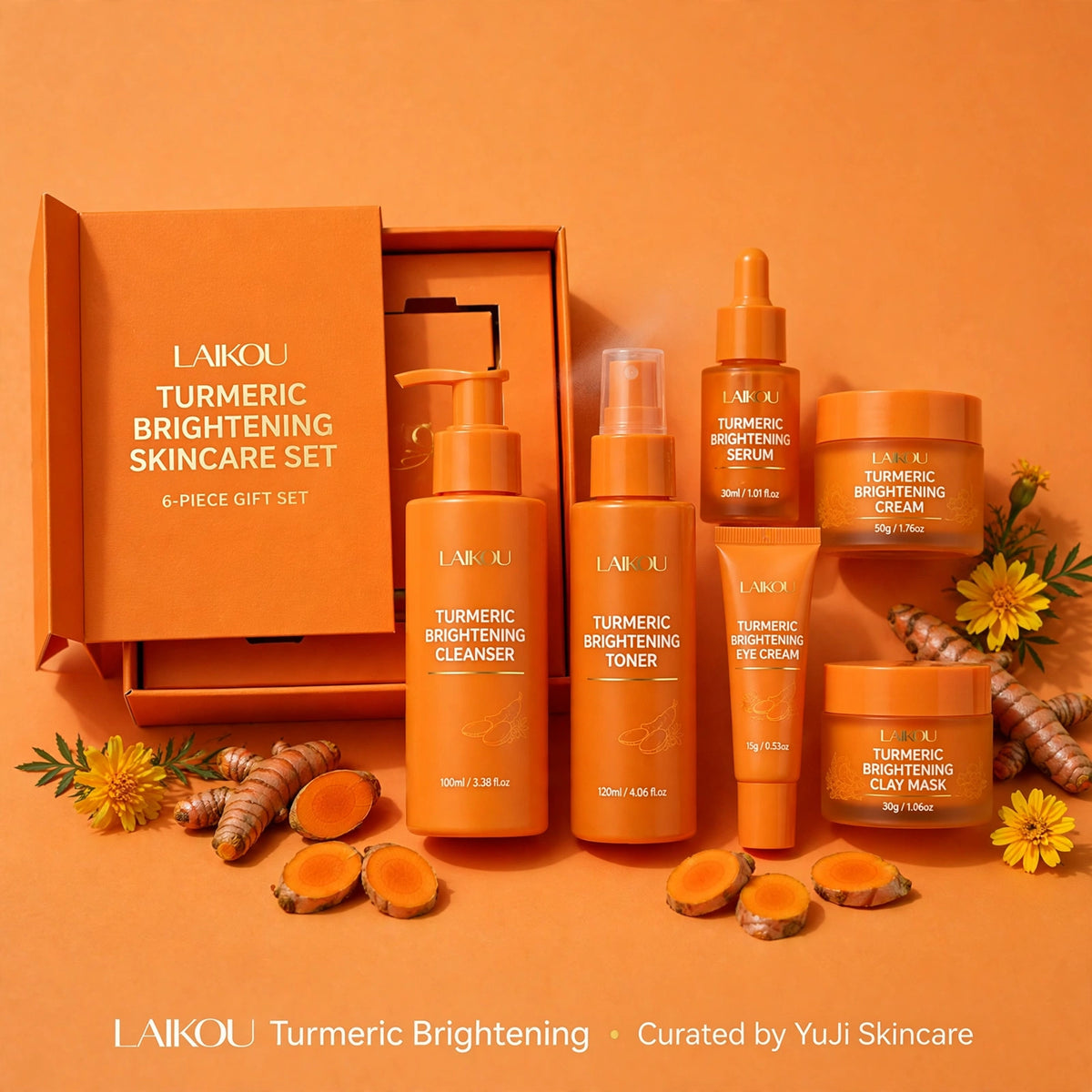 LAIKOU Turmeric Brightening 6-Piece
