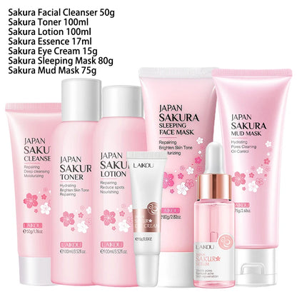 Sakura 9-Piece Skincare Set